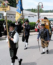 'T�felebue', Fahnentr�ger und Uhrentr�ger