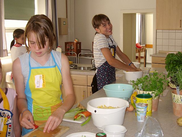 Kartoffelkochen der Jugendglockengruppe 