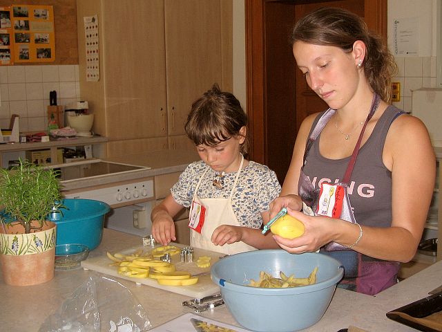 Kartoffelkochen der Jugendglockengruppe 