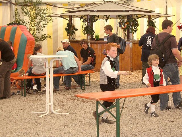 Der Spieleparcour beim Kinderfest