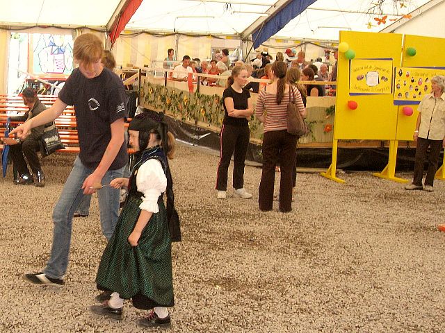 Der Spieleparcour beim Kinderfest