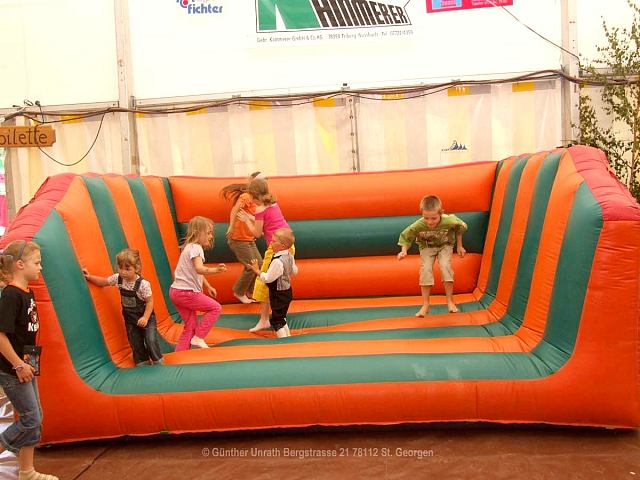 Der Spieleparcour beim Kinderfest