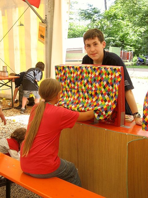 Der Spieleparcour beim Kinderfest