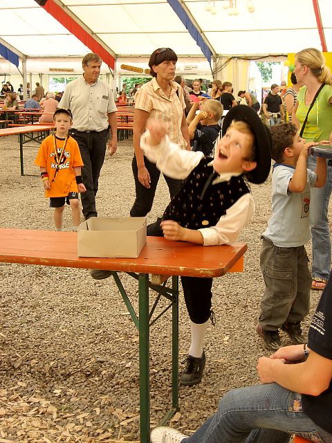 Der Spieleparcour beim Kinderfest