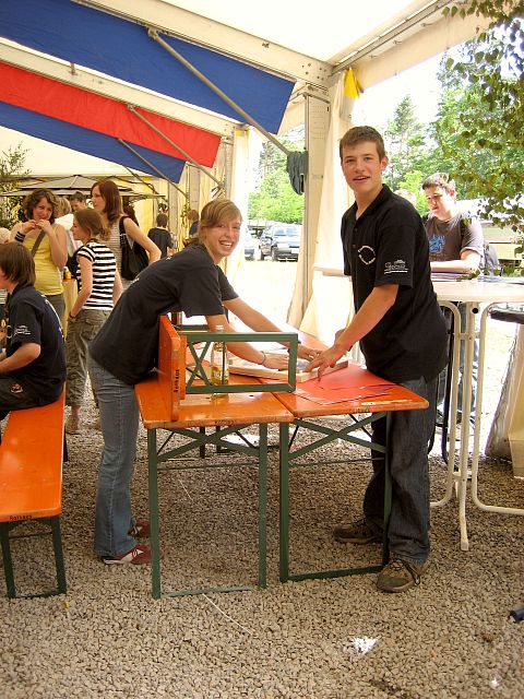 Der Spieleparcour beim Kinderfest