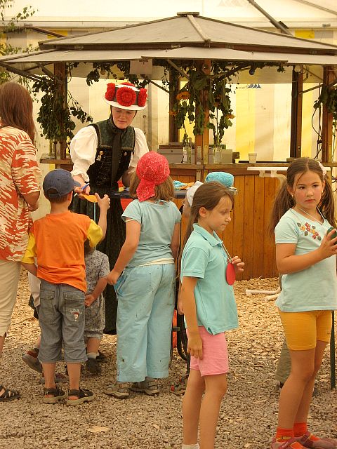 Der Spieleparcour beim Kinderfest