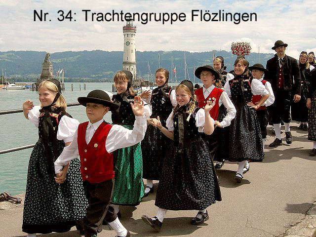 Der Festzug des 54. Gautrachtentreffens in Lindau