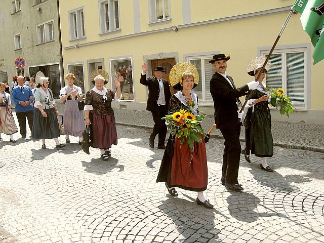 Der Festzug des 54. Gautrachtentreffens in Lindau