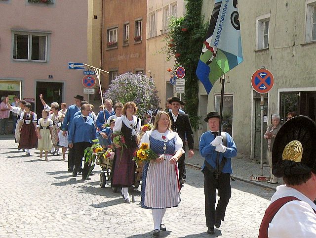 Der Festzug des 54. Gautrachtentreffens in Lindau