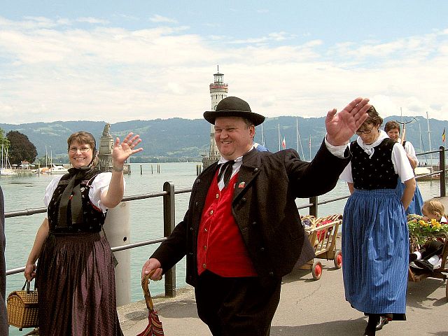 Der Festzug des 54. Gautrachtentreffens in Lindau