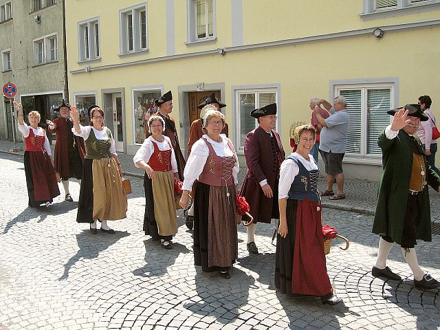 Der Festzug des 54. Gautrachtentreffens in Lindau