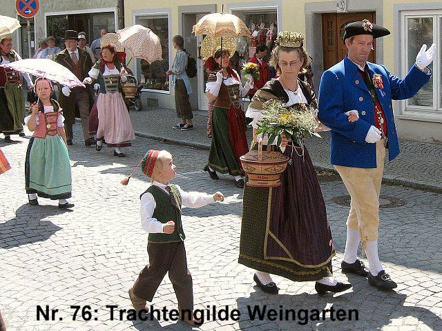 Der Festzug des 54. Gautrachtentreffens in Lindau