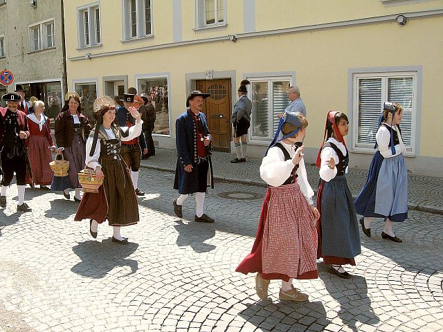 Der Festzug des 54. Gautrachtentreffens in Lindau