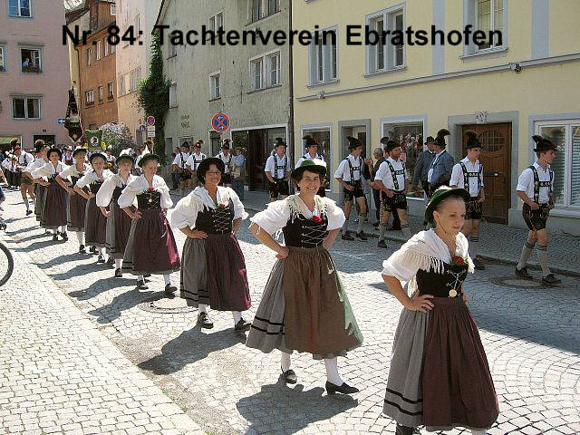 Der Festzug des 54. Gautrachtentreffens in Lindau