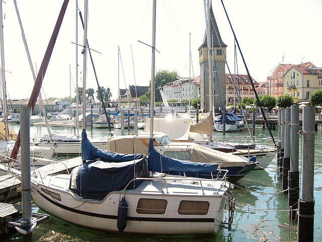 Die Altstadt und der Hafen von Lindau