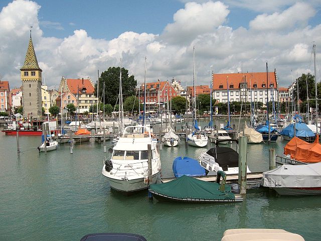 Die Altstadt und der Hafen von Lindau