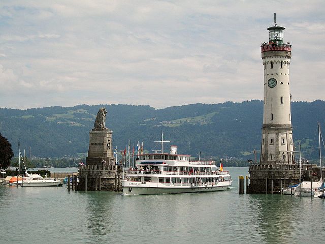 Die Altstadt und der Hafen von Lindau