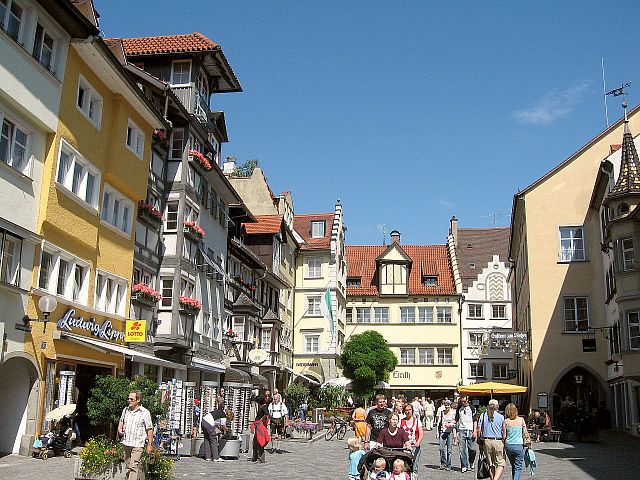 Die Altstadt und der Hafen von Lindau