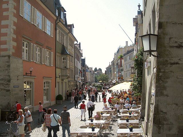 Die Altstadt und der Hafen von Lindau