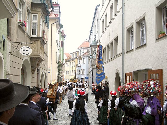 Der Trachtenverein St. Georgen beim 54. Gautrachtentreffen in Lindau