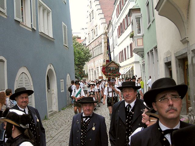 Der Trachtenverein St. Georgen beim 54. Gautrachtentreffen in Lindau