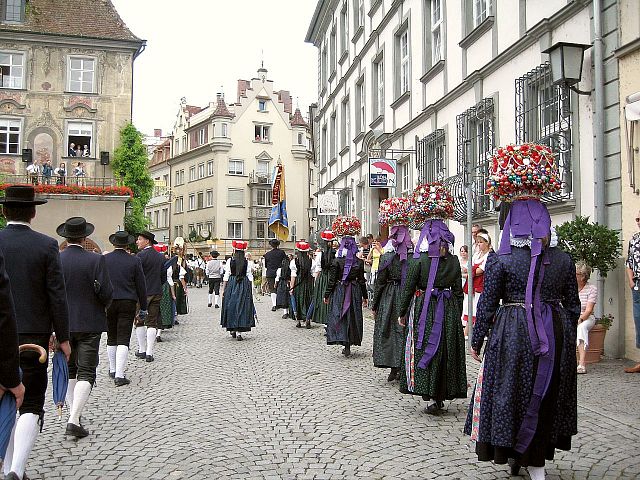 Der Trachtenverein St. Georgen beim 54. Gautrachtentreffen in Lindau