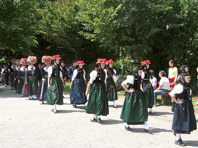 Der Trachtenverein St. Georgen beim 54. Gautrachtentreffen in Lindau