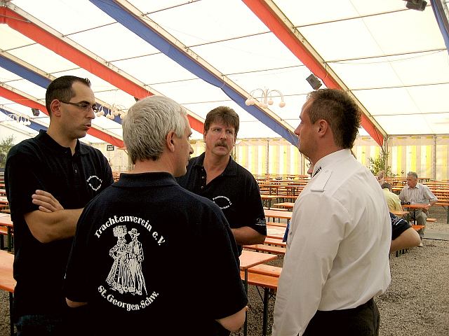 Die Helfer beim Konzert des Nockalm Quintetts