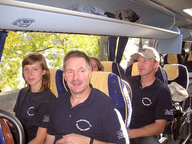 Gruppenbilder beim Weinlesefest in Paris