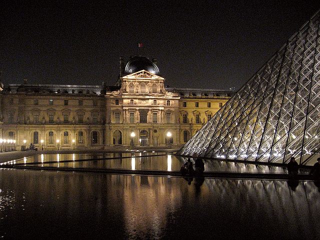 Das Knstlerviertel Montmatre und Paris bei Nacht