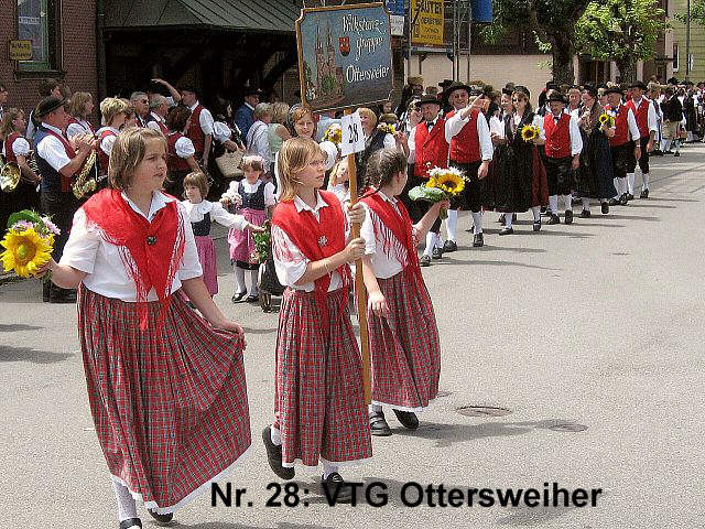 Die Gruppen 21..30 beim 54. Gautrachtentreffen