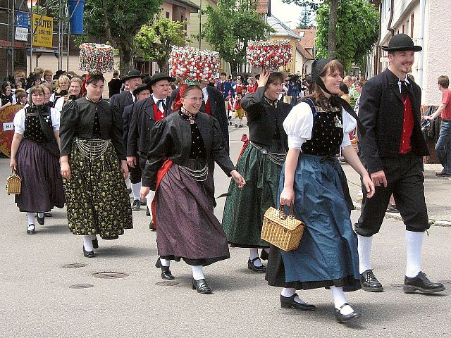 Die Gruppen 31..41 beim 54. Gautrachtentreffen