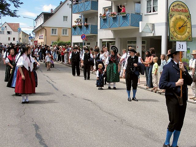 Die Gruppen 31..41 beim 54. Gautrachtentreffen