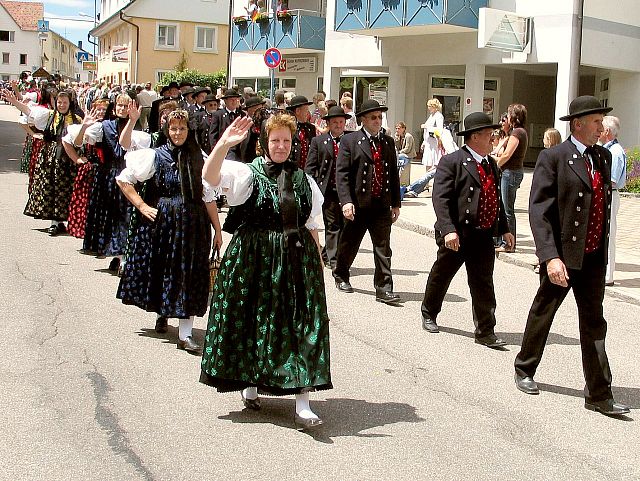 Die Gruppen 31..41 beim 54. Gautrachtentreffen