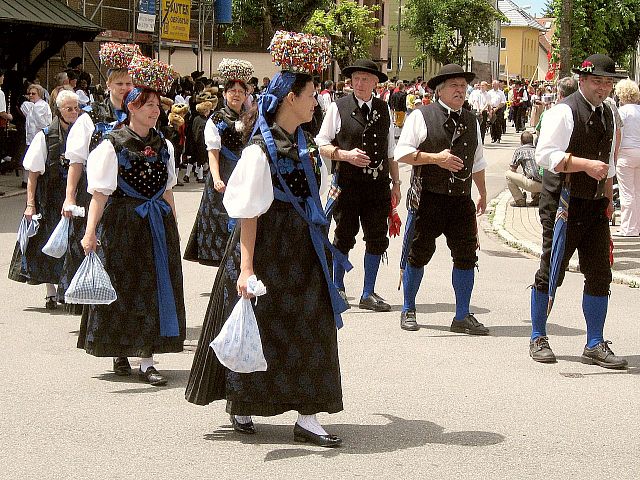 Die Gruppen 31..41 beim 54. Gautrachtentreffen