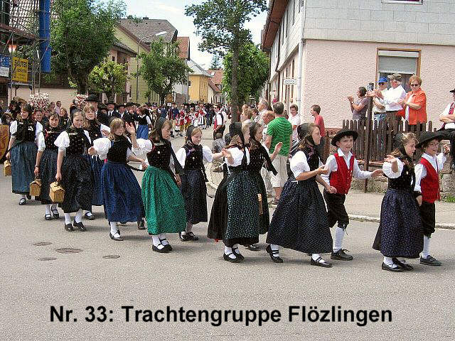 Die Gruppen 31..41 beim 54. Gautrachtentreffen