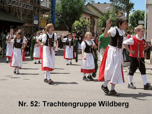 Die Gruppen 52..61 beim 54. Gautrachtentreffen