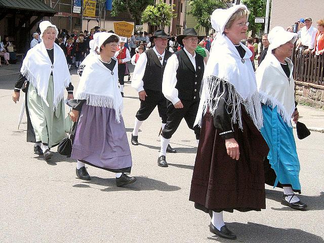 Die Gruppen 52..61 beim 54. Gautrachtentreffen