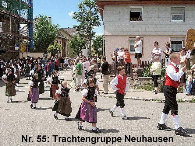 Die Gruppen 52..61 beim 54. Gautrachtentreffen