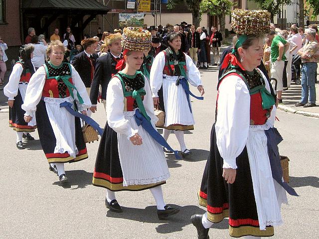 Die Gruppen 52..61 beim 54. Gautrachtentreffen