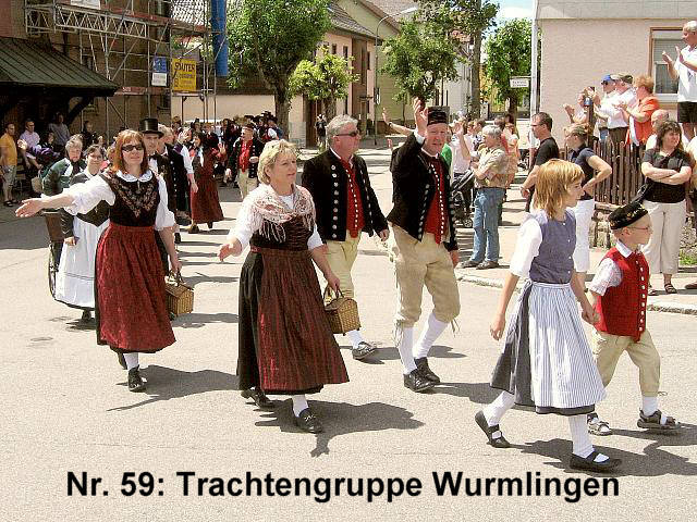 Die Gruppen 52..61 beim 54. Gautrachtentreffen