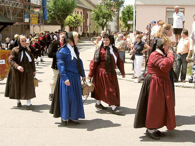 Die Gruppen 52..61 beim 54. Gautrachtentreffen