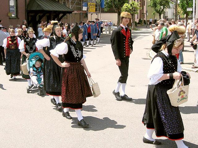 Die Gruppen 52..61 beim 54. Gautrachtentreffen