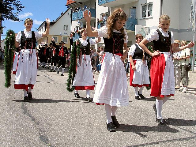 Die Gruppen 52..61 beim 54. Gautrachtentreffen