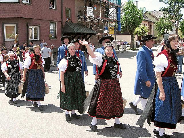 Die Gruppen 52..61 beim 54. Gautrachtentreffen