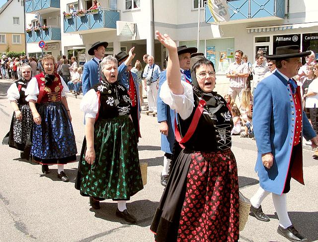 Die Gruppen 52..61 beim 54. Gautrachtentreffen