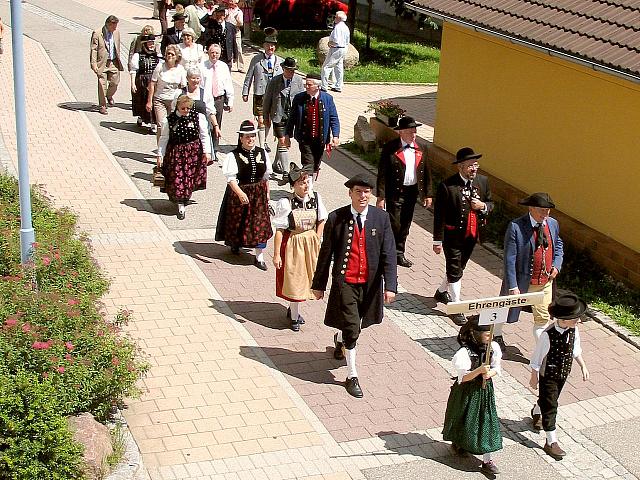 Die Gruppen 52..61 beim 54. Gautrachtentreffen