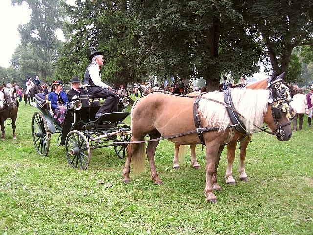 Der Festumzug beim Reitturnier in Donaueschingen