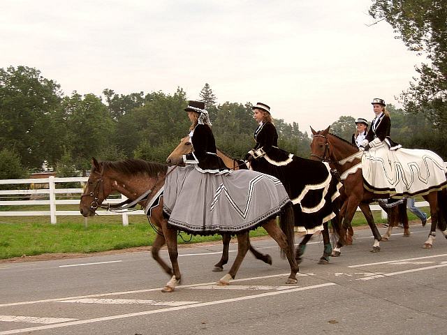 Der Festumzug beim Reitturnier in Donaueschingen