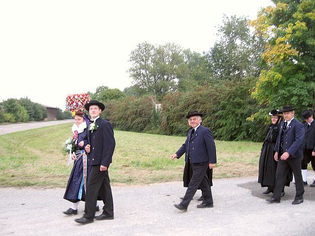 Der Trachtenverein beim Umzug in Donaueschingen